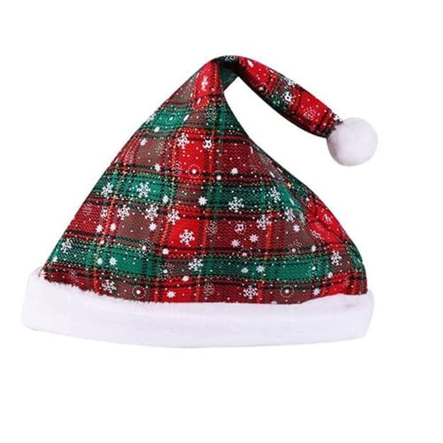 طرطور كريسماس نقشة كاروه -38 سم - الصورة 5