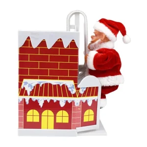 لعبة بابا نويل المتسلق علي المنزل