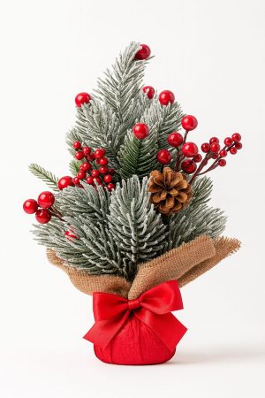 بوكية شجرة الكريسماس المميز -30 سم