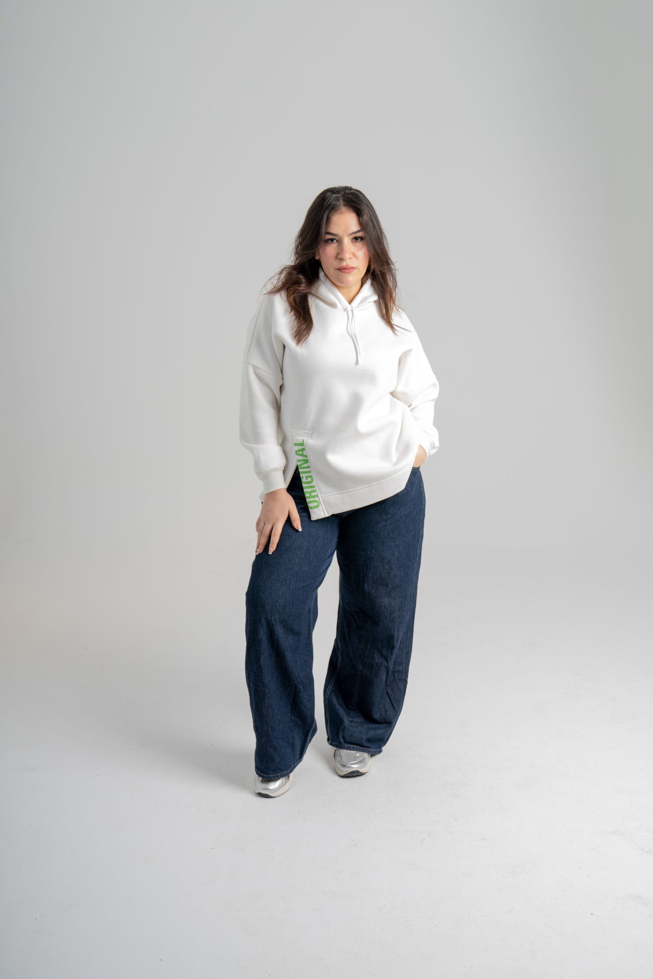 سويت شيرت خامة ميلتون دابل براش - White - الصورة 2