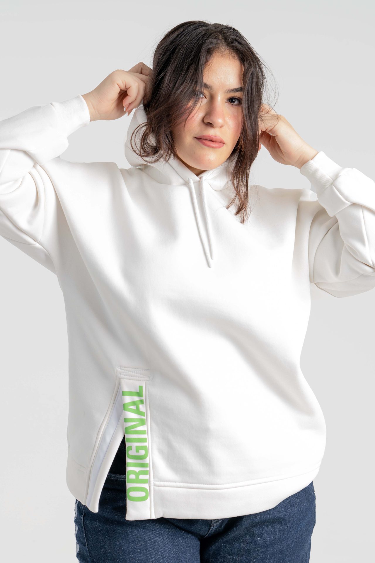 سويت شيرت خامة ميلتون دابل براش - White - الصورة 5