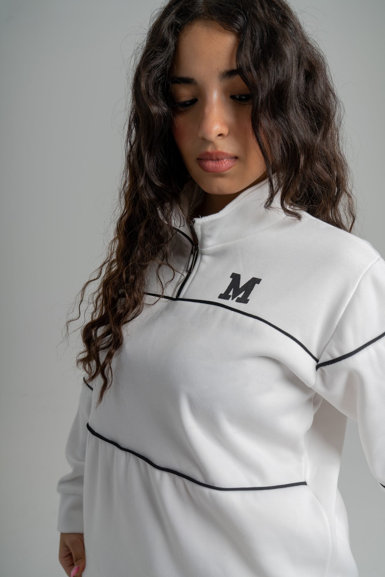 سوت ميلتون كاجوال بستايل رياضي Michigan set - White - الصورة 3