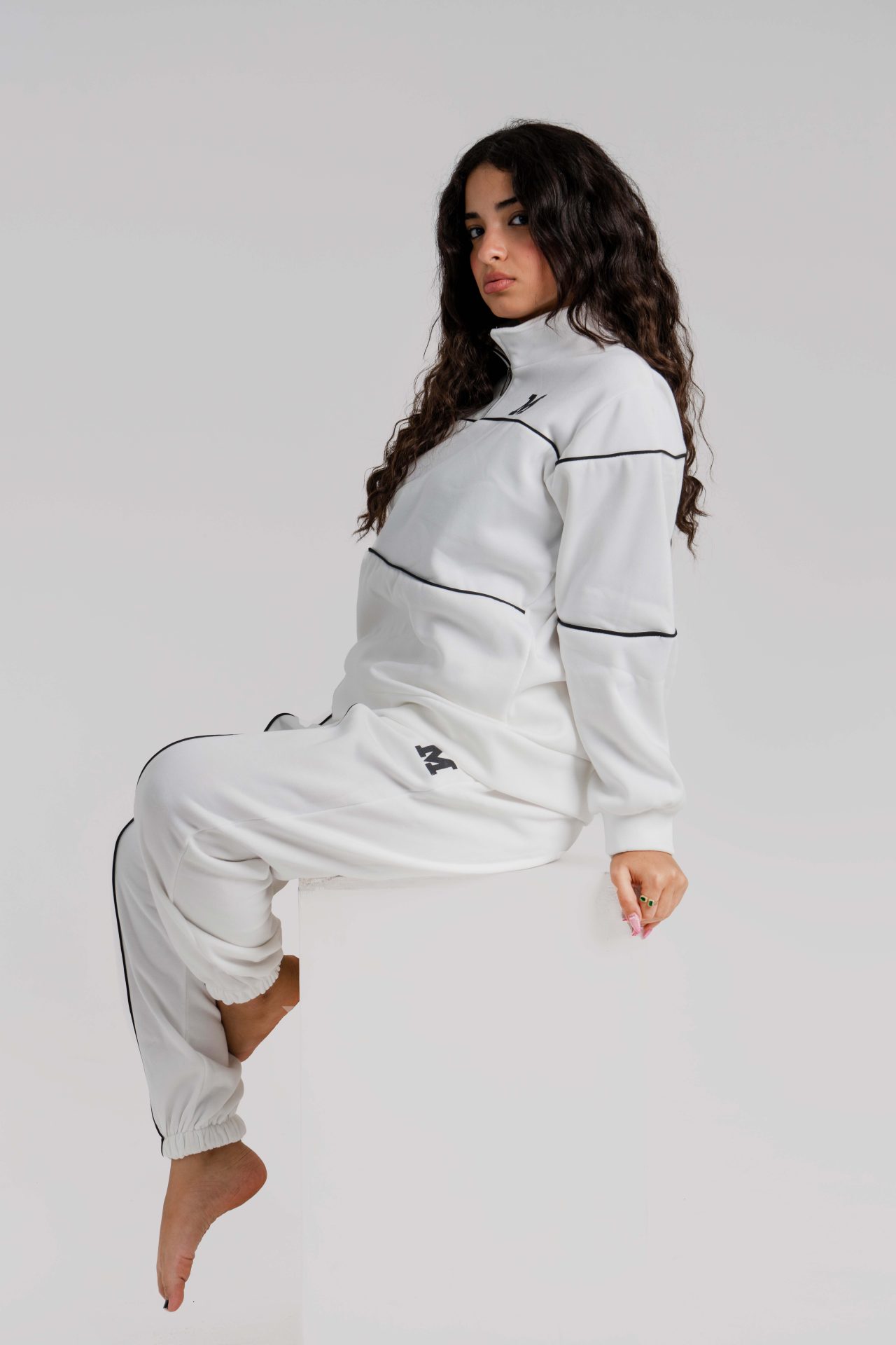 سوت ميلتون كاجوال بستايل رياضي Michigan set - White - الصورة 5