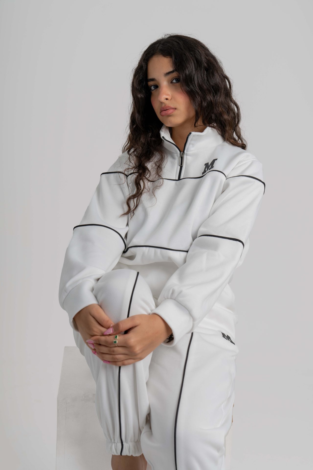 سوت ميلتون كاجوال بستايل رياضي Michigan set - White - الصورة 7