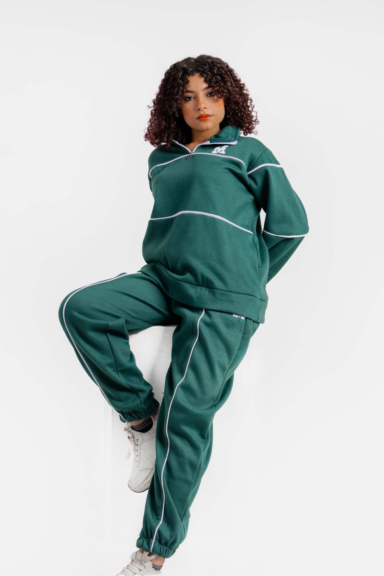 سوت ميلتون كاجوال بستايل رياضي Michigan set - Green - الصورة 2