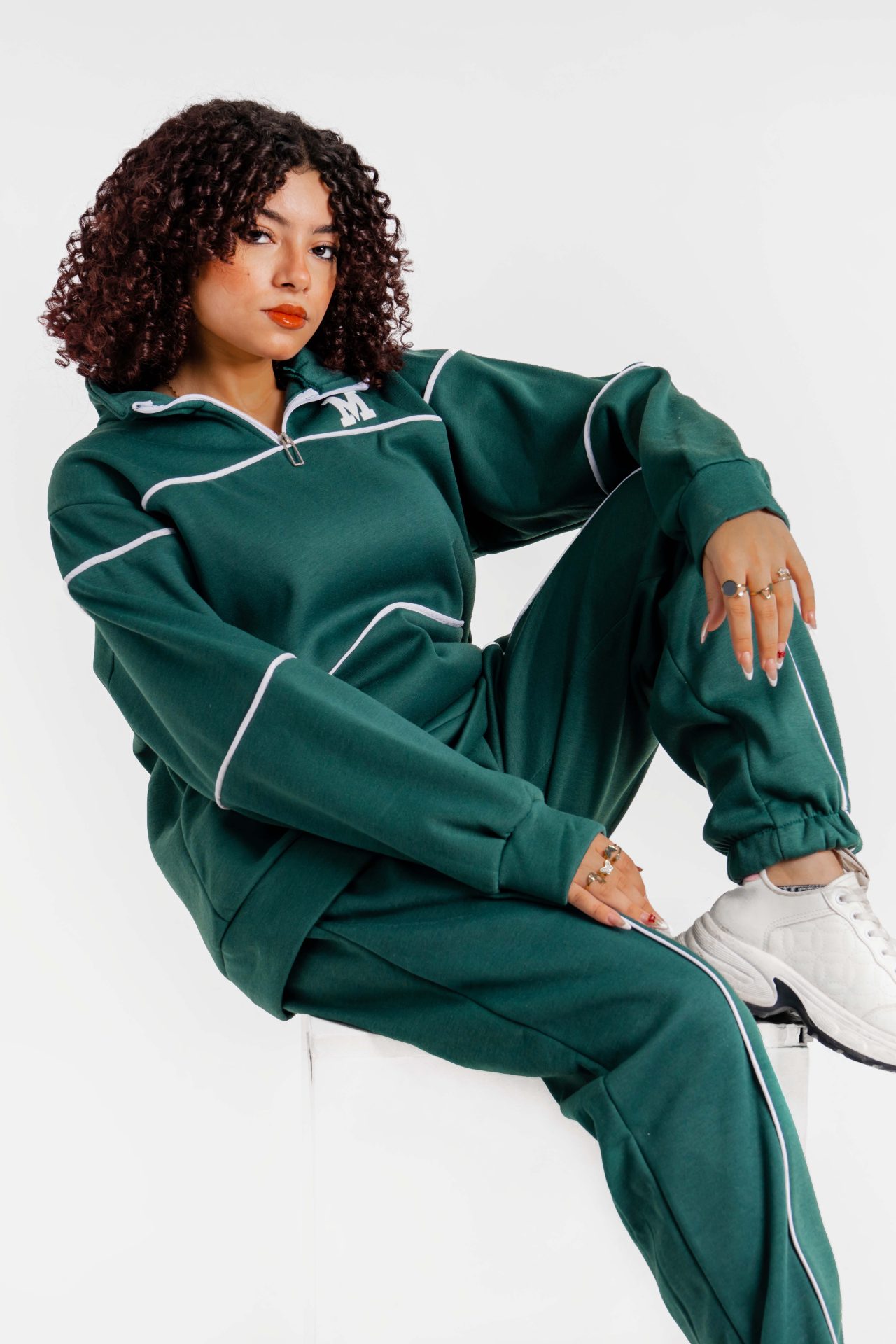 سوت ميلتون كاجوال بستايل رياضي Michigan set - Green - الصورة 3