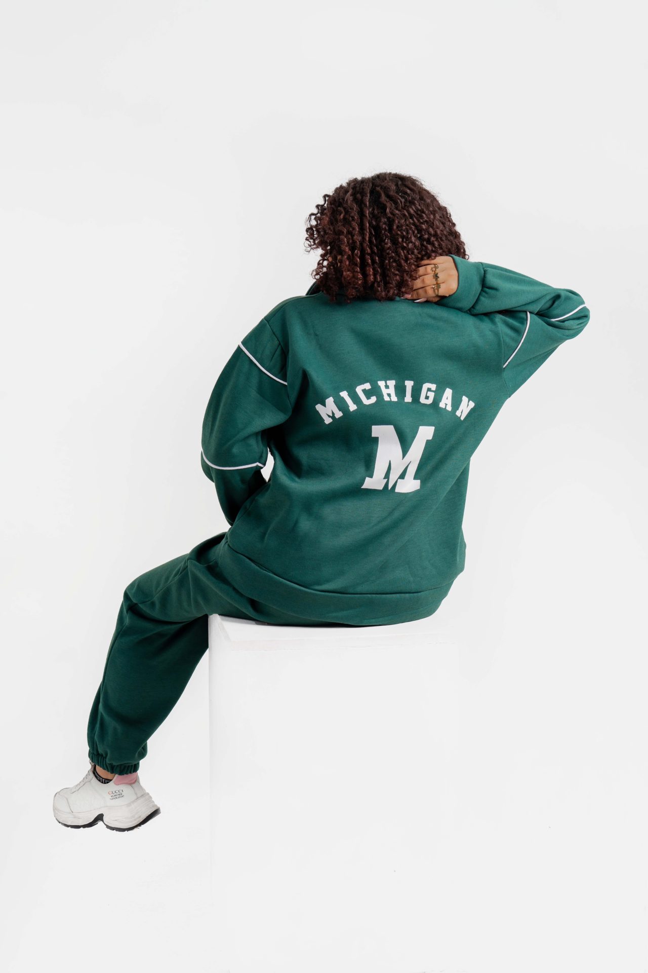 سوت ميلتون كاجوال بستايل رياضي Michigan set - Green - الصورة 4