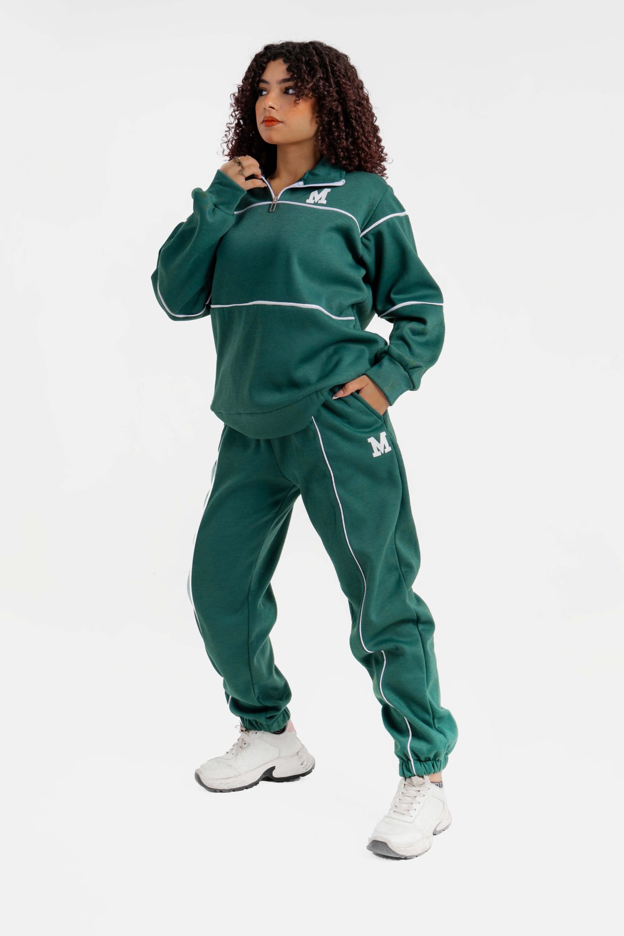 سوت ميلتون كاجوال بستايل رياضي Michigan set - Green - الصورة 5
