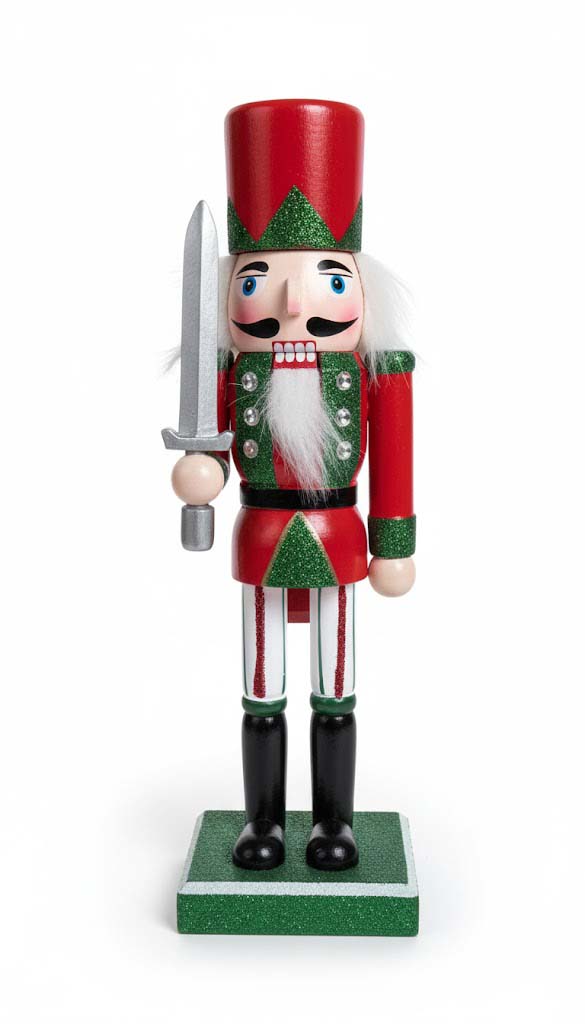 جندي كريسماس خشبي - 27سم - الصورة 2