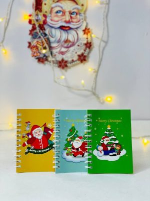 ميني نوت بوك بتصميمات كريسماس