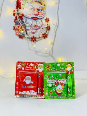 ميني نوت بوك بالقلم بتصميمات كريسماس